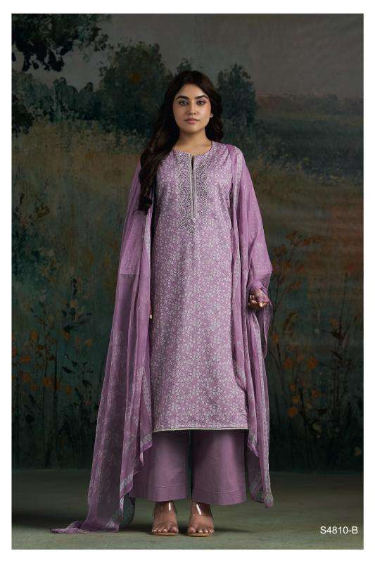 Ganga aadila 4810 wholesale market in mumbai dress material