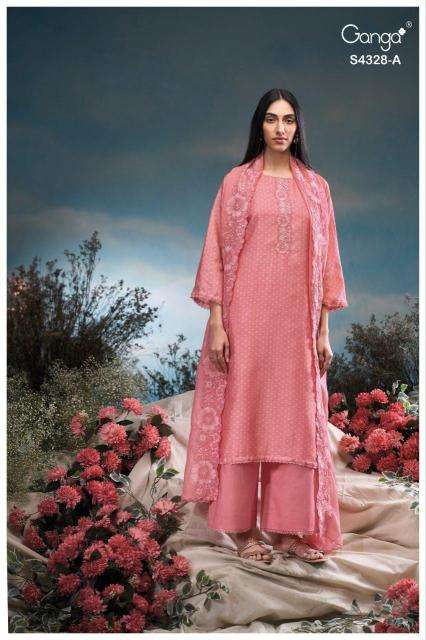 Ganga aneaa 4328 wholesale dress material in pune with price