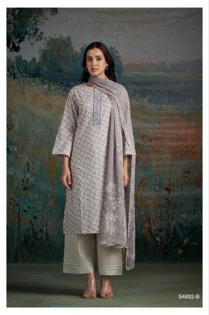 Ganga cahana 4892 wholesale dress material market in delhi