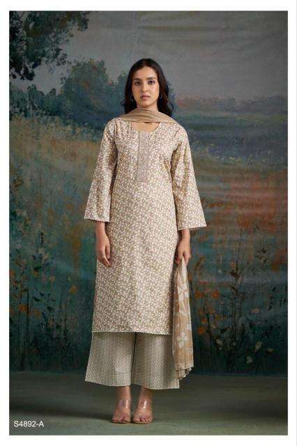 Ganga cahana 4892 wholesale dress material market in delhi