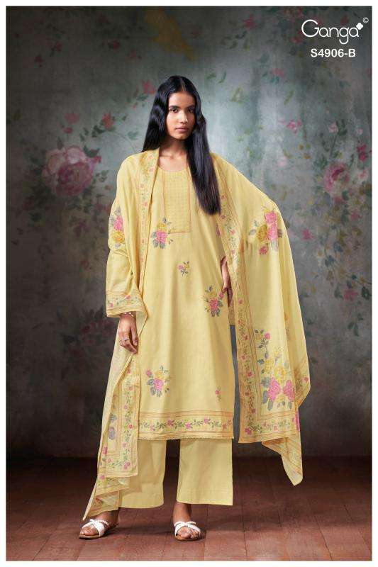 Ganga drusilla 4906 surat dress material wholesale market address