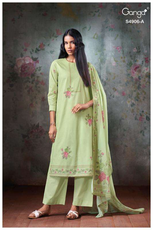 Ganga drusilla 4906 surat dress material wholesale market address