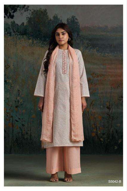 Ganga ekanta 5042 wholesale dress material shop in pune