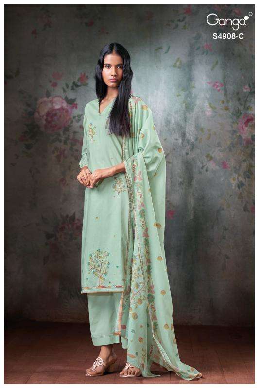 Ganga elyndria 4908 cloth wholesale market ahmedabad