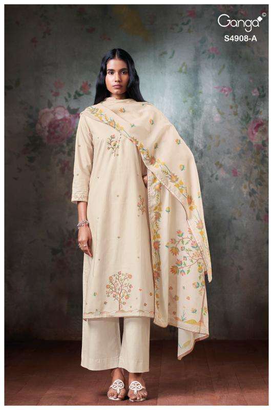 Ganga elyndria 4908 cloth wholesale market ahmedabad