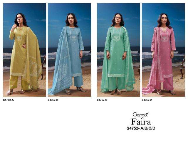 Ganga faira 4752 wholesale dress material shop in pune