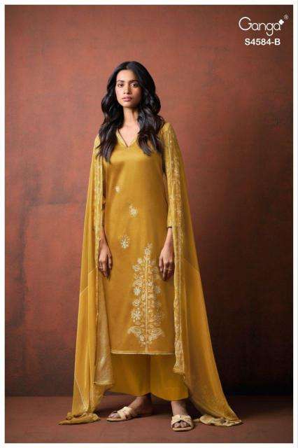 Ganga feska 4584 wholesale dress material suppliers in ahmedabad