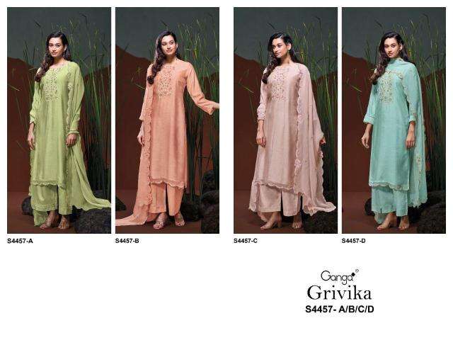 Ganga grivika 4457 wholesale dresses made in india