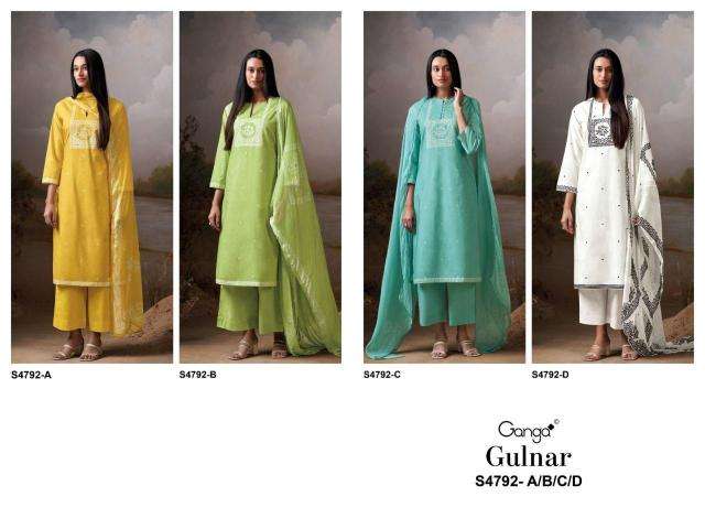 Ganga gulnar 4752 surat wholesale dress market address