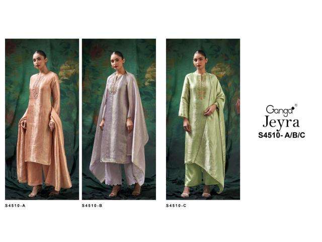 Ganga jeyra 4510 dress material wholesale dealers in kolkata