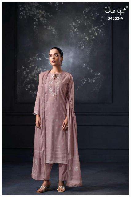 Ganga lirien 4853 dress material wholesale market in kolkata