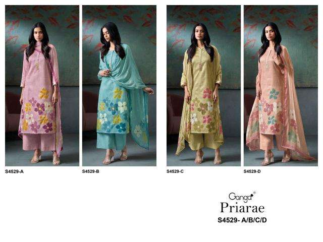 Ganga priarae 4529 dress material market in kolkata