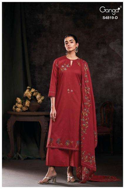 Ganga tirzah 4819 wholesale dress material market in pune