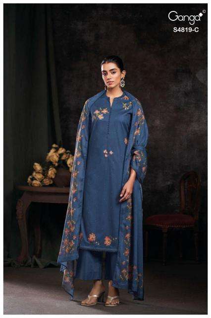 Ganga tirzah 4819 wholesale dress material market in pune
