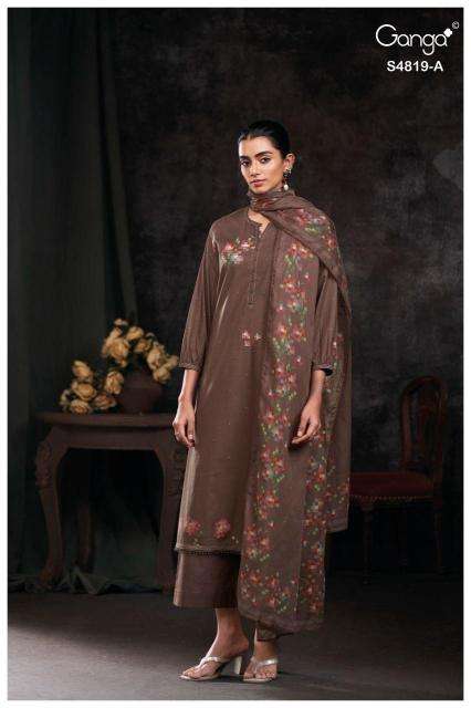 Ganga tirzah 4819 wholesale dress material market in pune