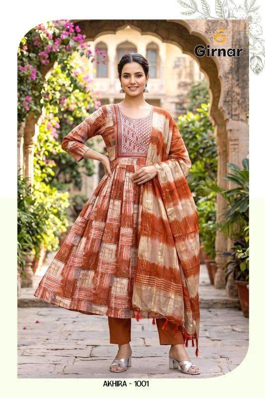 Girnar akhira vol 1 wholesale kurtis in surat with price