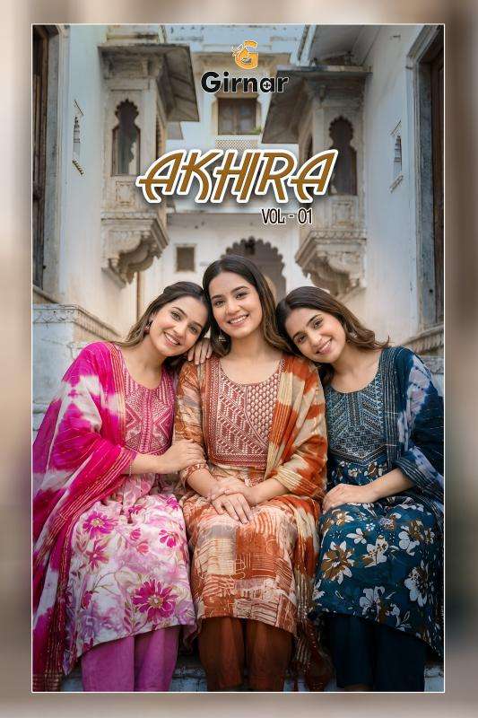 Girnar akhira vol 1 wholesale kurtis in surat with price