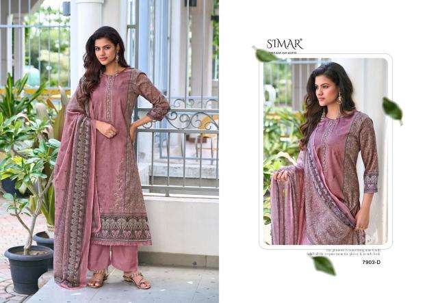 Glossy simar arushi  wholesale dress material market in ahmedabad