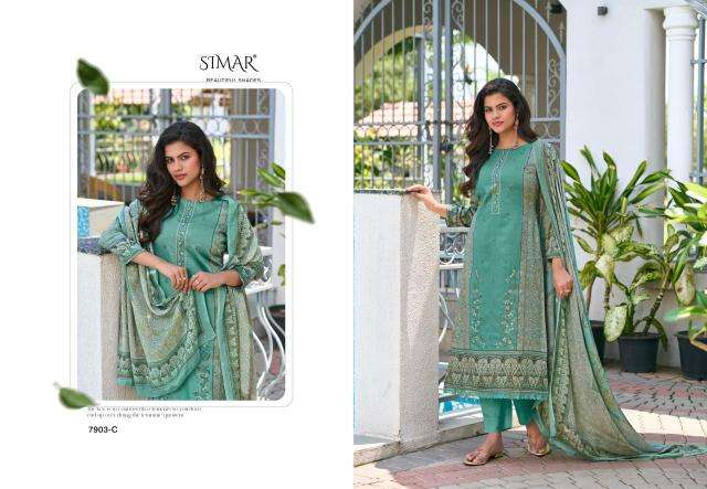 Glossy simar arushi  wholesale dress material market in ahmedabad