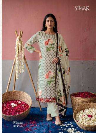 Glossy simar kalyani wholesale dress material in pune