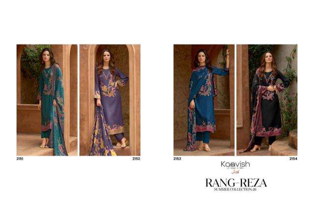 Kaavish rang-reza cotton dress material wholesale in ahmedabad