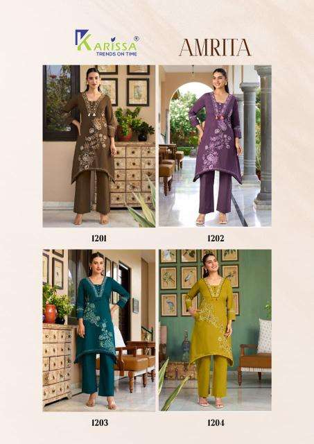 Karissa amrita coord set wholesale kurti market in ahmedabad for ladies