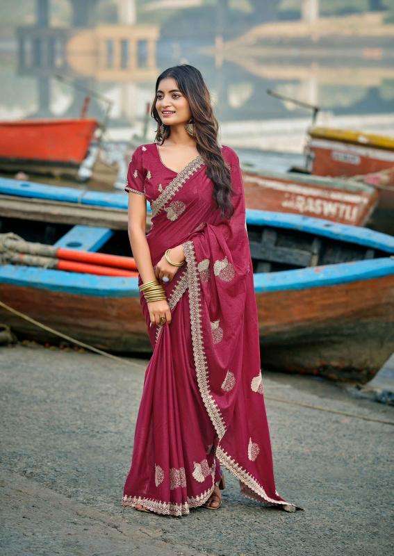 Kashvi aayushi-vol 1 fancy saree wholesale cloth market in ahmedabad