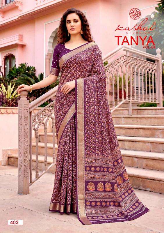 Kashvi tanya vol 4 best wholesale saree market in surat with price