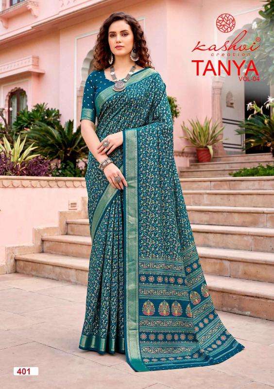 Kashvi tanya vol 4 best wholesale saree market in surat with price
