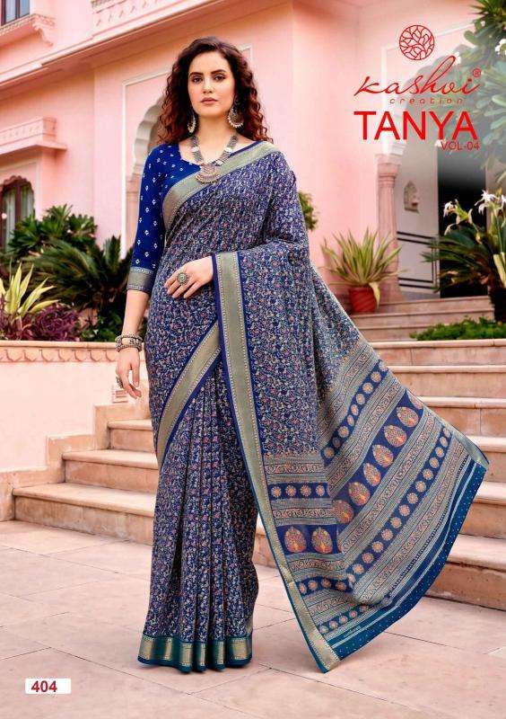 Kashvi tanya vol 4 best wholesale saree market in surat with price