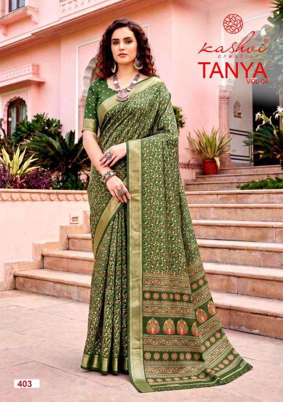 Kashvi tanya vol 4 best wholesale saree market in surat with price