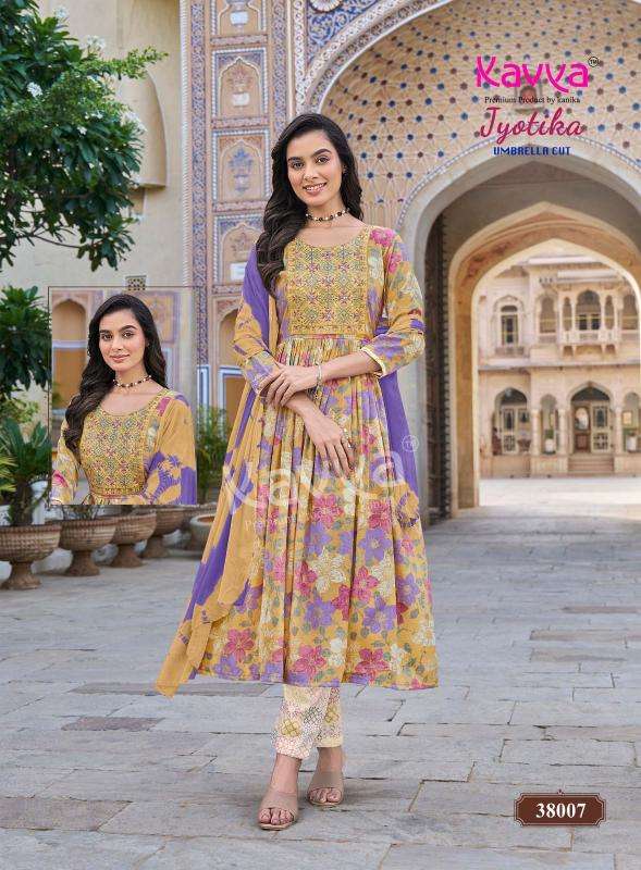 Kavya jyotika vol 38 wholesale kurti set india