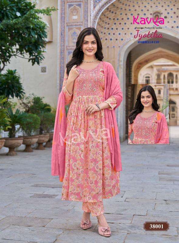 Kavya jyotika vol 38 wholesale kurti set india