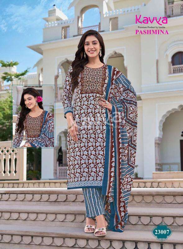 Kavya pashmina vol 23 kurti wholesale janta market