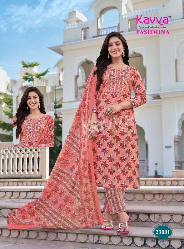 Kavya pashmina vol 23 kurti wholesale janta market