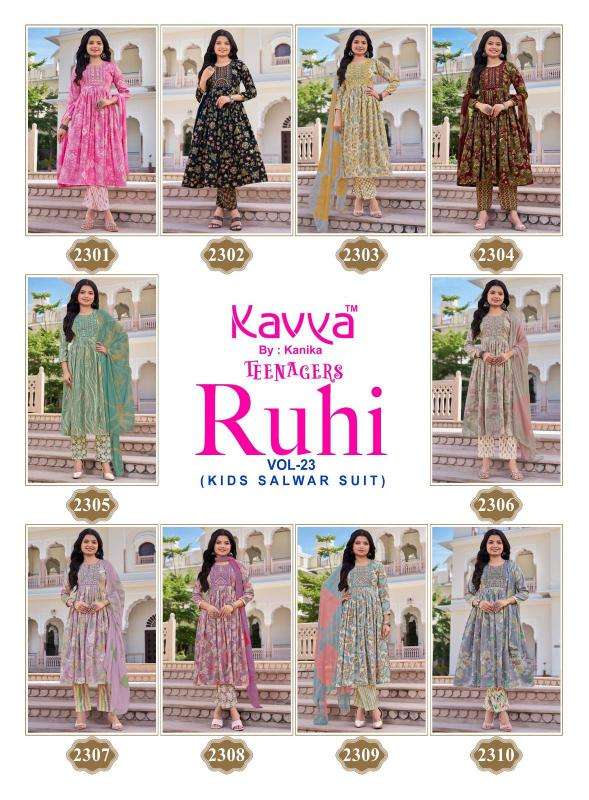 Kavya ruhi vol 23 	 wholesale indian kurti suppliers