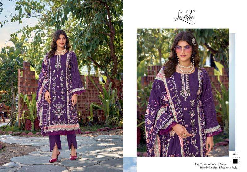 Levisha binsaeed nx-6 dress material wholesale dealers in kolkata