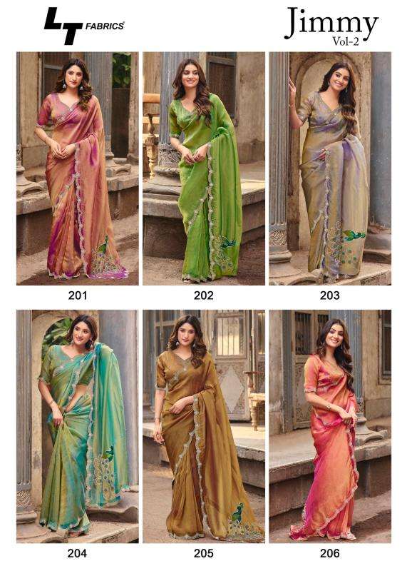 Lt fashion jimmy vol-2 wholesale indian saree