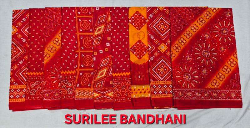 Madhav surilee bandhani best wholesale saree market in mumbai with price