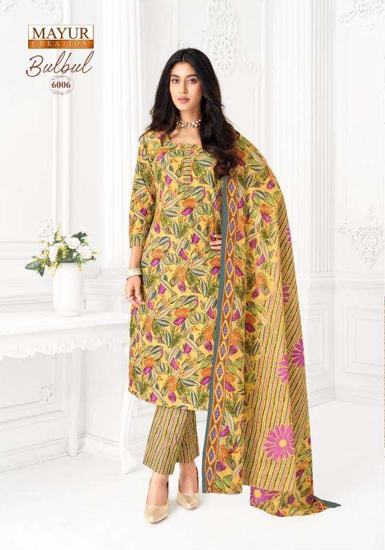 Mayur creation bul bul vol 6 surat dress material retail market online