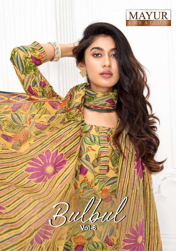 Mayur creation bul bul vol 6 surat dress material retail market online