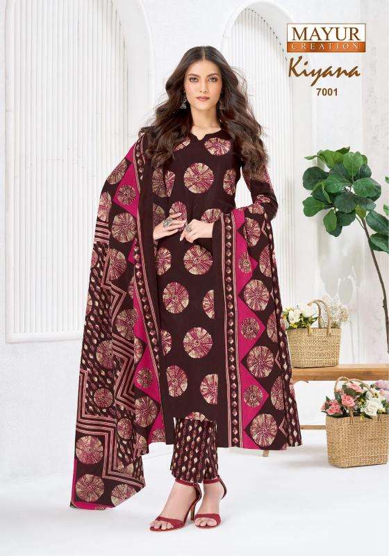 Mayur kiyana vol 7 dress material wholesale market in ahmedabad