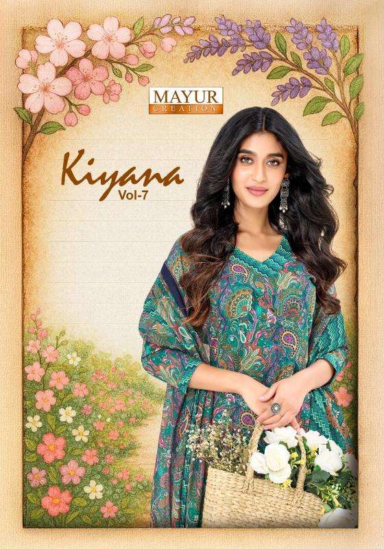 Mayur kiyana vol 7 dress material wholesale market in ahmedabad