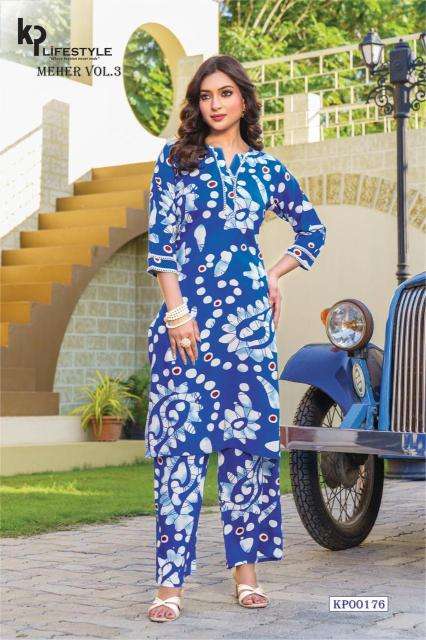 Meher meher vol-3 coord set wholesale kurti manufacturers in surat