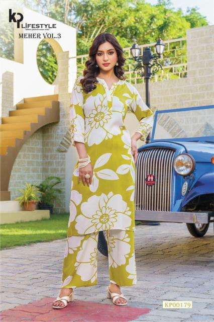Meher meher vol-3 coord set wholesale kurti manufacturers in surat