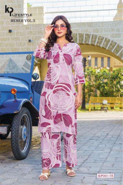 Meher meher vol-3 coord set wholesale kurti manufacturers in surat