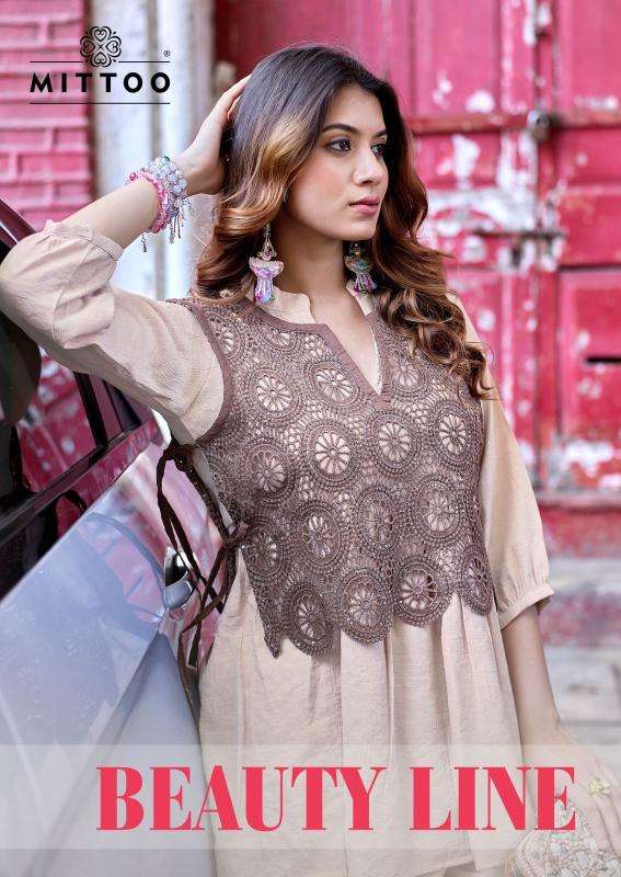 Mittoo beauty line coord set wholesale kurtis online india