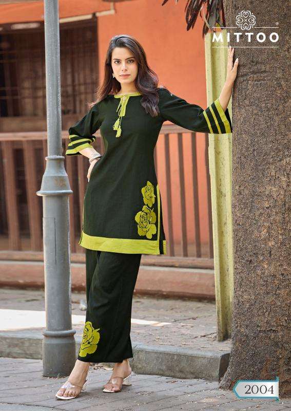 Mittoo marine life coord set ladies kurti wholesale market in kolkata