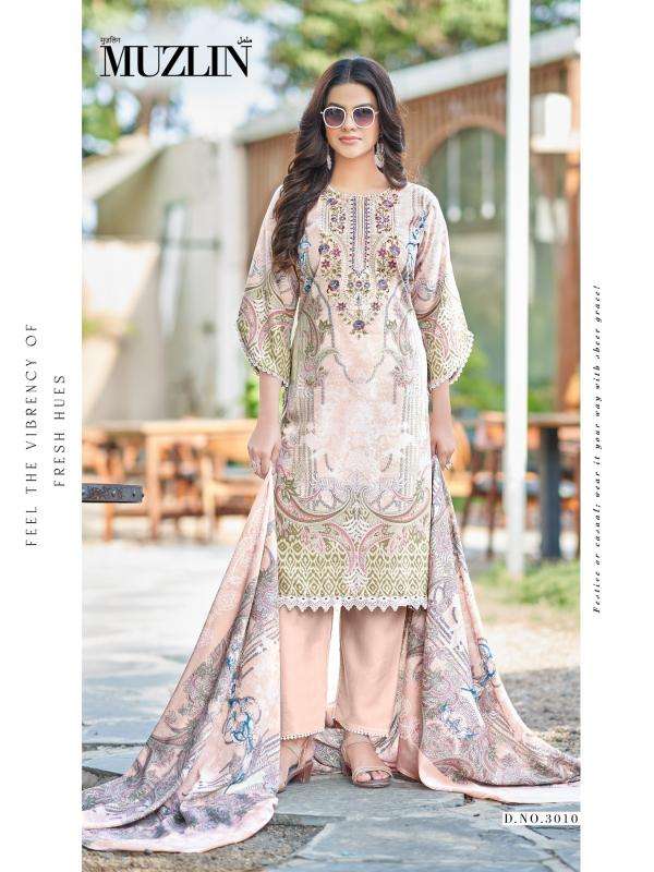 Mizaj muzlin vol-3 wholesale dress material market in ahmedabad with price