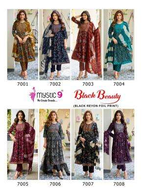 Mystic9 black beauty vol 7 wholesale kurti market in jaipur